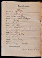 1923 Munkás-igazolvány, pp.:103, 15x11cm