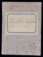 1923 Munkás-igazolvány, pp.:103, 15x11cm