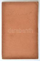 1872 Igazolvány,  a Pesti p. kereskedői testület tanúsítja, hogy tanuló-inas bejegyeztetett, pp.:19,...