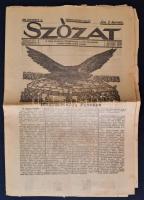 1919 Szózat címmel a Magyarország Területi épségének Védelmi Ligája kiadványa, benne részletes leírásokkal, statisztikákkal, képekkel érvelve az ország szétszakítása ellen