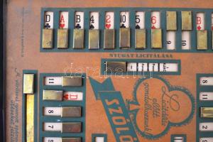 Szóló Bridzs Játék tökéletes partnerekkel. Társasjáték. Kiadja: Zilahi Kiss Mária. F.k. KV Filmnyomd...