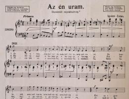1925 Igyártó Zoltán (1885-1963) dalai, ALÁÍRT kotta, Kiadja Nádor Kálmán Zeneműkereskedése