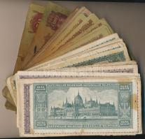 1932-1946. 5P-100.000.000MP, ~102db-os vegyes pengő tétel T:III,III-,IV