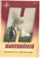 1943 Haditudósító kiállítás a Pesti Vigadóban / WWI Hungarian War correspondent exhibiton, advertisement, s: Németh Nándor (fa)