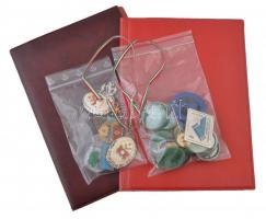 49db-os vegyes magyar jelvény és kitűző tétel, főleg a szocialista időszakból, közte DN "A 10 é...