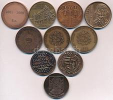 10db-os vegyes magyar emlékérem tétel, közte Képíró Zoltán (1944-1981-) / ÁPV 1977. "MÉE VIII. ...