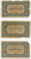 1923. 500K "T.W." jelöléssel, nyomdahely nélkül (3x) és "Magyar Pénzjegynyomda Rt. Bu...