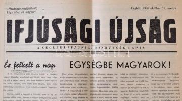 1956 A Ceglédi Ifjúsági Újság c. forradalmi újság október 31-i száma