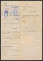 1966 Marhalevél illetékbélyegekkel