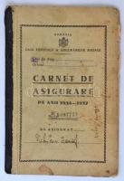 1920-55 Vegyes okmány tétel (tagságik, beadási köny, stb,) 6db, különböző méretben és minőségben