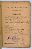 1920-55 Vegyes okmány tétel (tagságik, beadási köny, stb,) 6db, különböző méretben és minőségben