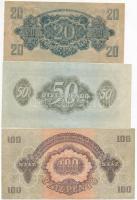 1944. "A Vöröshadsereg Parancsnoksága" 1P + 2P + 20P + 50P + 100P T:I-,II,III
Adamo P41A,...