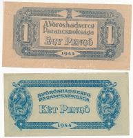 1944. "A Vöröshadsereg Parancsnoksága" 1P + 2P + 20P + 50P + 100P T:I-,II,III
Adamo P41A,...