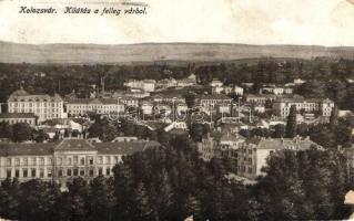 Kolozsvár, Cluj; Kilátás a fellegvárból / view from the citadel (b)
