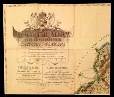 Dr. Bedő Albert: A magyar állam összes erdősségeinek átnézeti térképe. Az eredeti 1896-os II. kiadás...