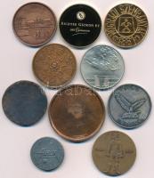 10db-os vegyes magyar emlékérem tétel, közte Lőrincz István (1901-1985) ~1960. "Emlékül a Magya...