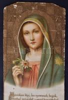 1885-1920 Vegyes szentkép tétel, benne lithok is, 19db, különböző méretben és minőségben, 11x6cm