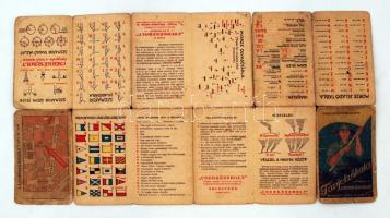 cca 1930 Cserkész távjelzőkulcs, kiadja a "Cserkészbolt"