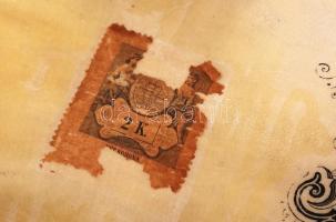 1901 Budapest, A Budapesti Egyetem által kiállított orvosi diploma függőpecséttel