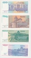 Jugoszlávia 1993. 5000-500.000.000.000D (10xklf) T:I
Yugoslavia 1993. 5000-500.000.000.000 Dinara (...