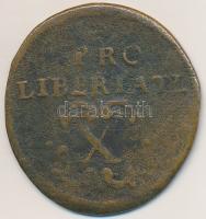 1706. X Poltura Cu "II. Rákóczi Ferenc" (6,03g) T:2-,3 Hungary 1706. X Poltura Cu "Francis II Rákóczi" (7,03g) C:VF,F  Huszár: 1535., Unger II.: 1133.a