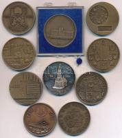 10db-os vegyes magyar emlékérem tétel, magyar városok témában, közte Garamkeszi János (1936-) 1983. ...