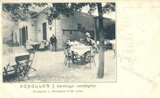 Budapest II. Schüller J. hárshegyi vendéglője, Hidegkúti út 84.