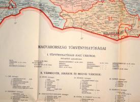 cca 1942 Magyarország Keleti rész, térkép, Magyar Királyi Homvéd Térképészeti Intézet, 105x88cm