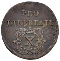 1706C-M X Poltura Cu "II. Rákóczi Ferenc"  Kassa (8,39g) T:2
Hungary 1706C-M X Poltura Cu...