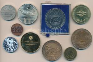 10db-os vegyes magyar emlékérem tétel, közte Bognár György (1944-) 1984. "MÉE XIV. Vándorgyűlés...