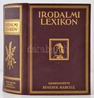 Benedek Marcell (szerk.): Irodalmi lexikon. Budapest , 1927, Győző Andor Kiadása. Aranyozott kiadói egészvászon kötésben, 1224 p. Jó állapotban. Volt könyvtári példány!