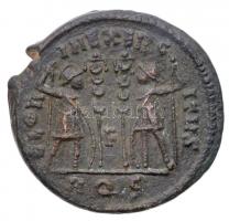Római Birodalom / Aquileia / II. Constantius 335-336. Follis Br (2,00g) T:2- ph. Roman Empire / Aqui...