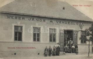 Nagykovácsi, Wéber János vendéglője a magyar Koronához