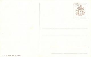 Aller Anfang ist schwer; cats, housewife school; Theo Stroefer Serie 962. s: Arthur Thiele