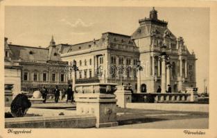 Nagyvárad, Oradea; Városháza, gyógyszertár / town hall, pharmacy