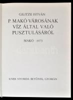 Gilitze István: P. Makó városának víz által való pusztulásáról. Makó, 1973, Csongrád megyei - Makói ...