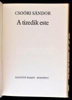 Csoóri Sándor: A tizedik este. Budapest, 1980, Magvetői Könyvkiadó. Kiadói papírkötés, kiadói borító...