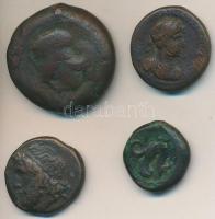 4db ókori bronzpénz hamisítványa T:2-,3 4pcs of fake ancient bronze coins C:VF,F