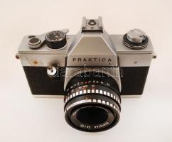 Pentacon Praktica Domiplan 2.8/50 fényképezőgép eredeti tokjában / Pentacon Praktica Domiplan 2.8/50...