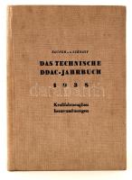 Baurat W. E. Fauner - St. Szénásy: Das technische DDAC Jahrbuch.1938. Gegenwartslösungen und Entwicklungstendenzen des Kraftfahrzeugbaus und seiner Grenzgebiete in Bild und Wort. Frankfurt am Main,1938, H. Bechhold Verlagsbuchhandlung. Számos fekete-fehér, és egy színes illusztrációval. Kiadói egészvászon kötés, 180 p. Német nyelven! DDAC (Der Deutsche Automobil Club) évkönyv 1938-ból. / DDAC (Der Deutsche Automobil Club) yearbook from 1938 in german language. With a lot of black and white and one colour illustration. Cloth-binding.