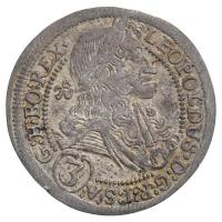 Ausztria 1702. 3kr Ag "I. Lipót" Graz (1,51g) T:2,2- Austria 1702. 3 Kreuzer Ag "Leopold I" Graz (1,51g) C:XF,VF Krause KM#1115