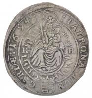 1694K-B 15kr Ag "I. Lipót" Körmöcbánya (6,20g) T:2,2- ki.
Huszár: 1429., Unger II.: 1064A