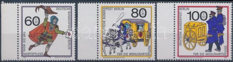 1989 Wohlfahrt: Postaszolgálat ívszéli sor Mi 852-854