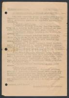 2 db. Pockingi Híradó kiadvány. 1 db. 1945. IX. 8. kiadvány 5. oldala, amely tudatja, hogy megalakul...