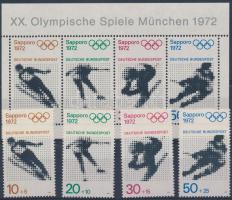 Olimpiai játékok, Sapporo és München (III) sor + blokk, Olympic games, Sapporo and Munich (III) set + block