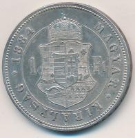 1884KB 1Ft Ag "Ferenc József / Barokk címer" T:2
Adamo M15