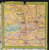 BVG Verfehrs  Liniennetz, 1935, Straßenbahn, Omnibus, U-bahn. Berlin, 1935, BVG.
Berlin vonalhálóza...