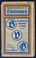 BVG Verfehrs  Liniennetz, 1935, Straßenbahn, Omnibus, U-bahn. Berlin, 1935, BVG.
Berlin vonalhálóza...