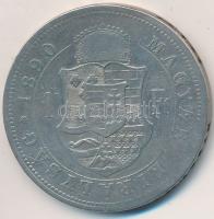 1890KB 1Ft Ag "Ferenc József / Barokk címer" T:2-
Adamo M15