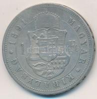 1891KB 1Ft Ag "Ferenc József / Barokk címer" T:2-,3
Adamo M15